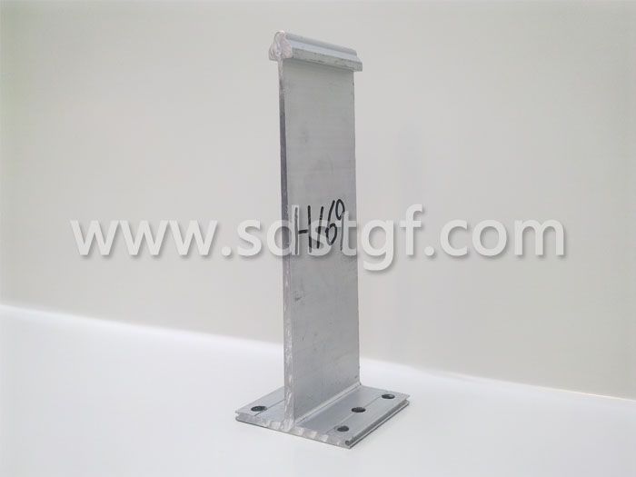 H169铝合金固定支座铝镁锰板支座
